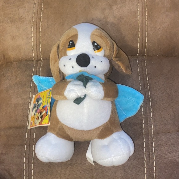 Vintage Nanco plush toy Dog w Angel wings NWT Sad Sam & Honey stuffed animal - Picture 3 of 10